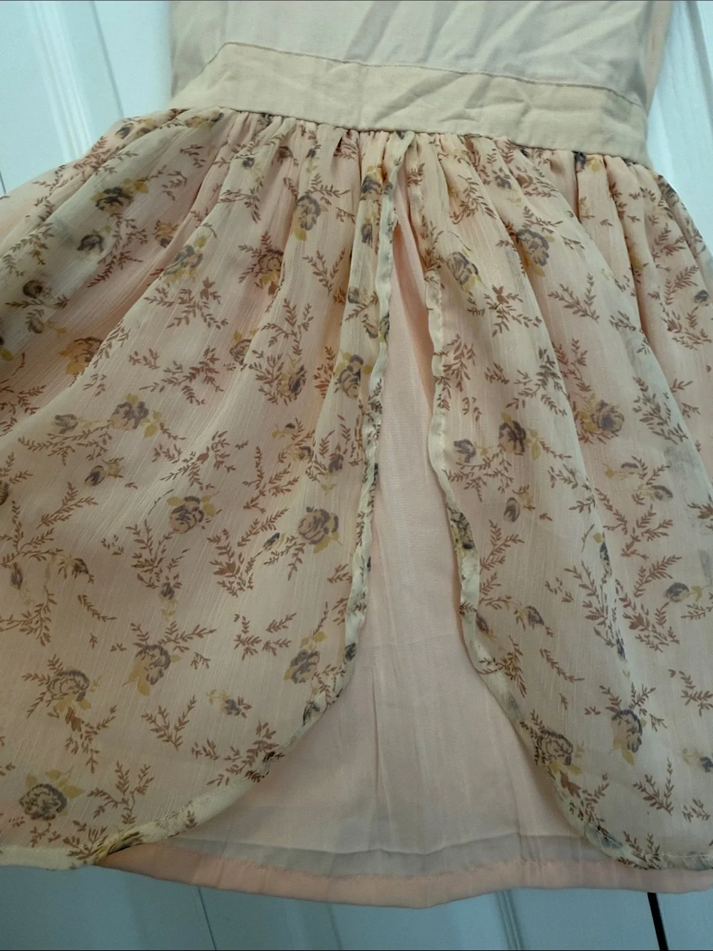 Well Dressed Wolf Girls' Pink Embroidered Floral Party Dress 5 NWT